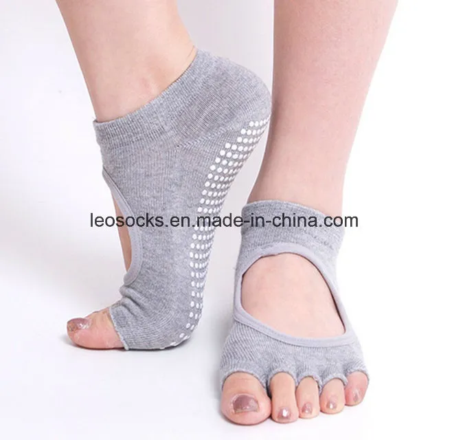 Open Toe Half Foot Fashion New Design Lady Yoga Socks