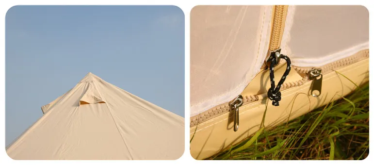 Outdoor Cotton Canvas Tipi Tent Teepee