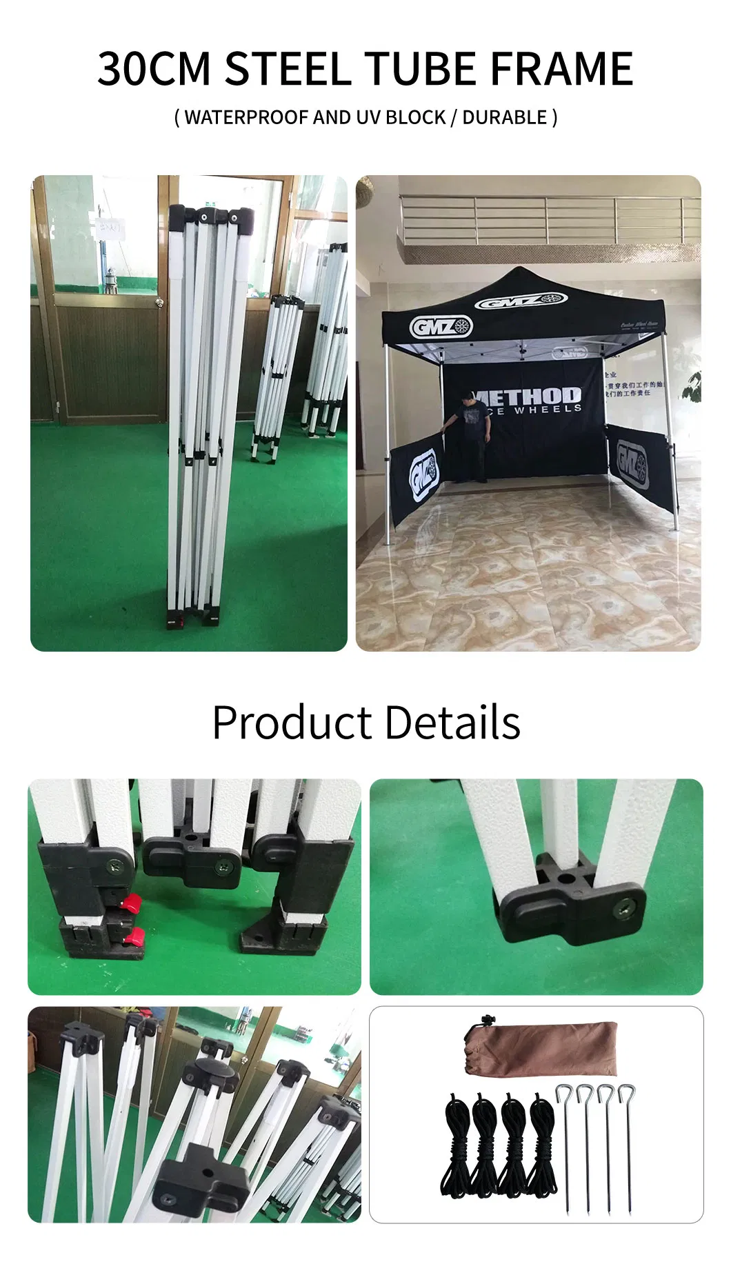 Outdoor Party Wedding Tent with Aluminum Skeleton and Dye Sublimation Printing Fabric