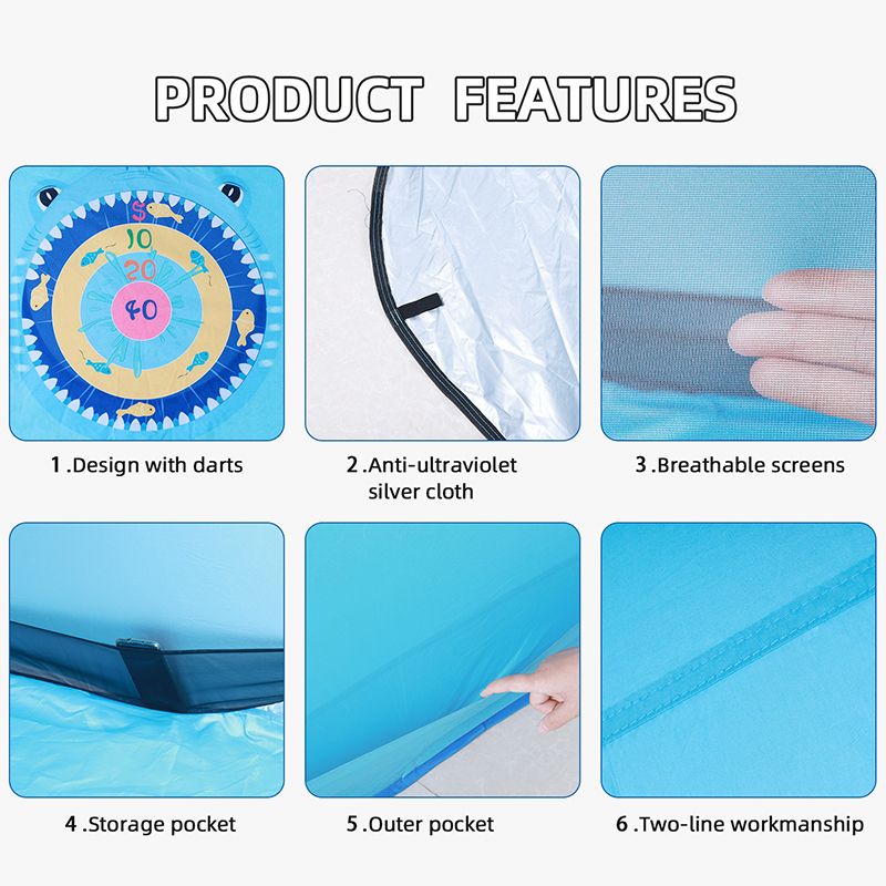 Outdoor UV Protection Beach Sun Shelter Portable Kids Beach Tent