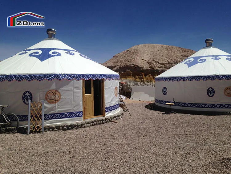 Outdoor Waterproof 6-8 Person Bamboo Yurt Tent for Sale