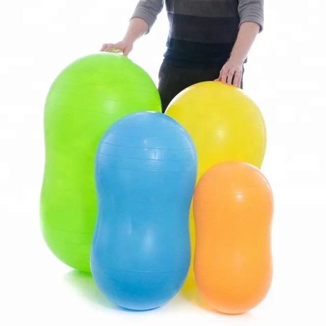 Peanut Exercise Ball Physio Ball for Core Strength Training Rolling and Therapy Balance Yoga Ball
