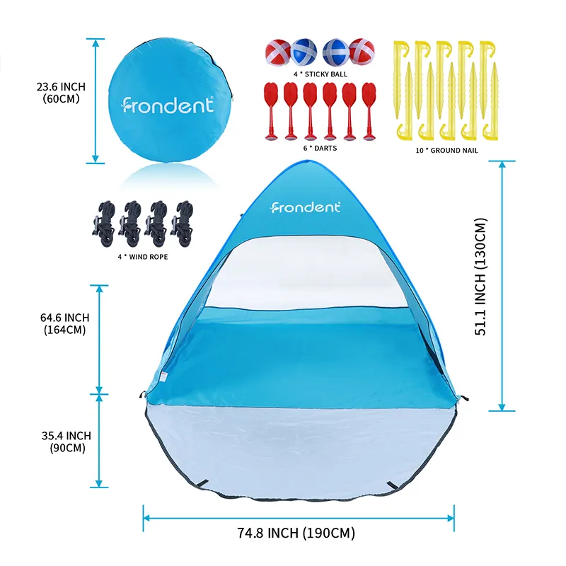 Pop up Beach Tent Toys Outdoor Foldable Tents