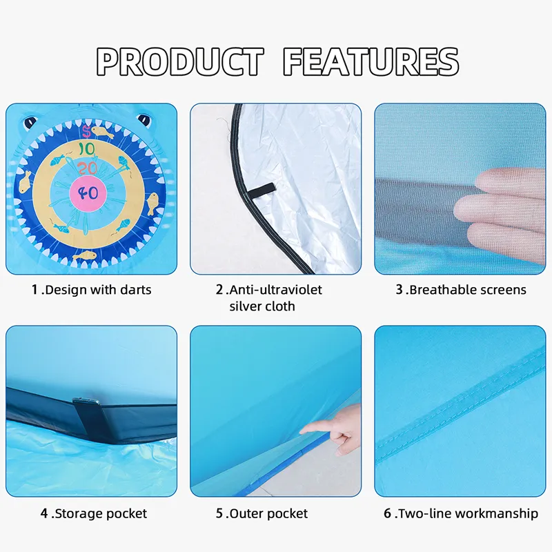 Pop up Beach Tent Toys Outdoor Foldable Tents