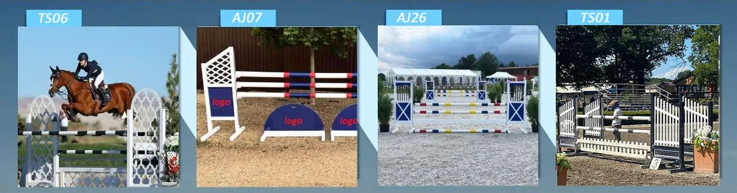 Portable Horse Show Jumping Obstacle Sturdy Plastic Cavaletti