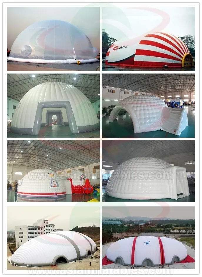 Portable Outdoor Inflatable Bubble Tent Custom Giant Transparent Lawn Tent