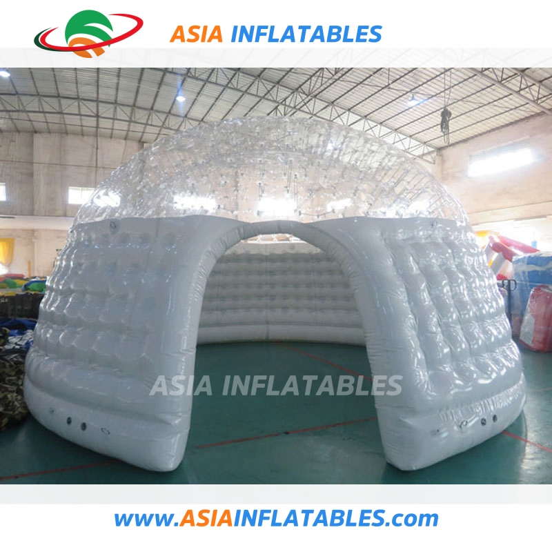Portable Outdoor Inflatable Bubble Tent Custom Giant Transparent Lawn Tent