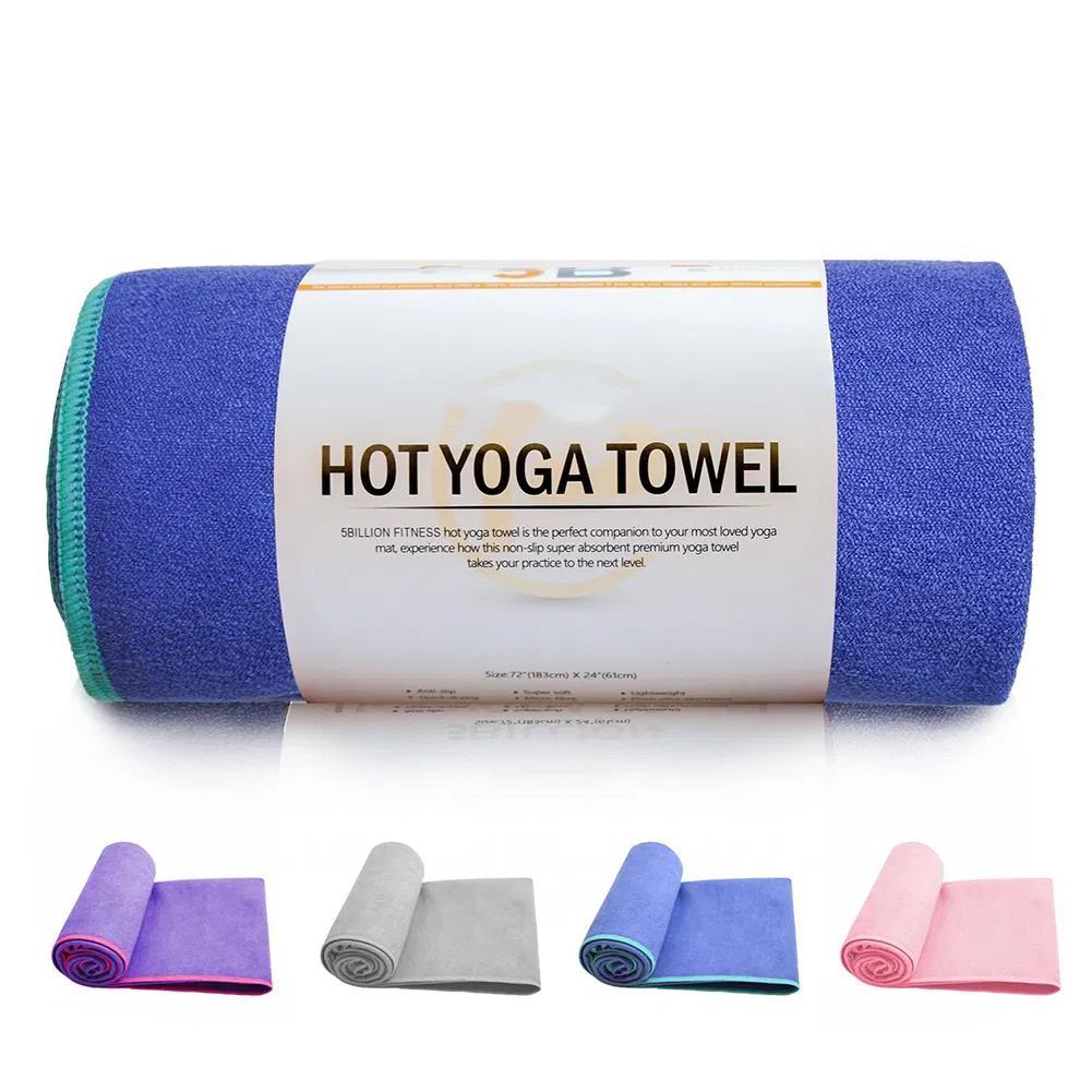 Premium Durable Wholesale 3mm Non Skid Gym Yoga Microfiber Towel Waffle