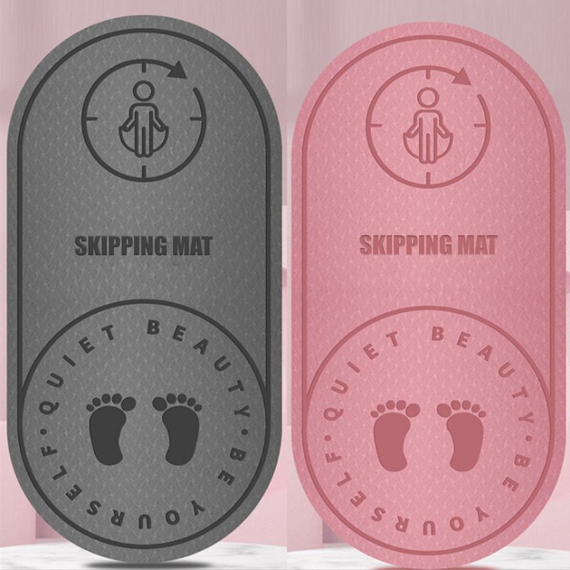 Premium Extra Thick Skipping Mat, Jump Rope Mat, Ultra Durable Home Indoor Gym Flooring Exercise Mat
