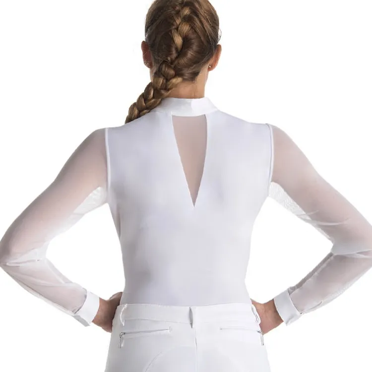 Quality Base Layer Women Rider Equestrian Horse Riding Polo Ladies Long Sleeve Show T Shirts