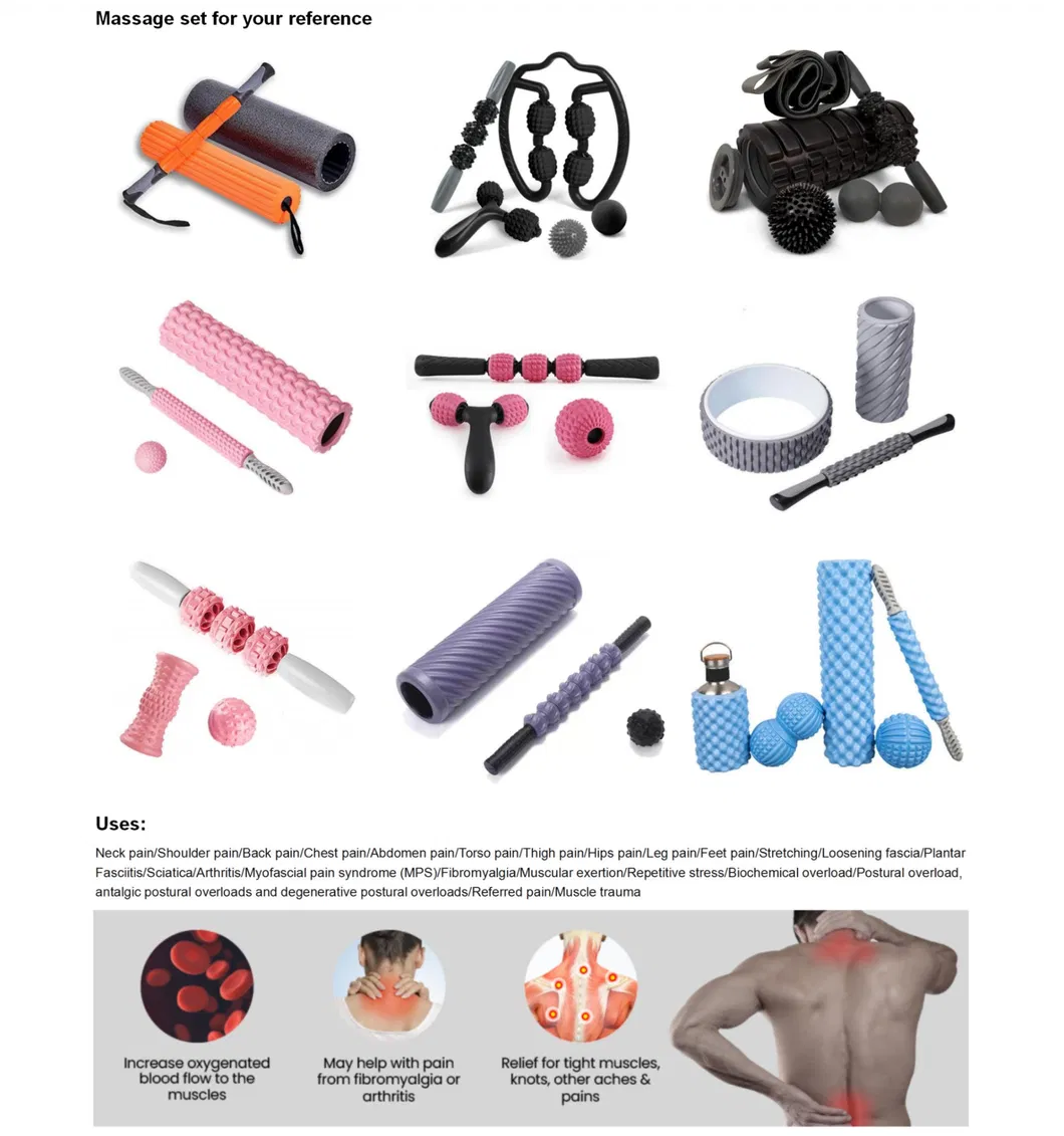 Sportneer Muscle Roller Massage Stick for Athletes, Deep Tissue Body Massage Stick Tools