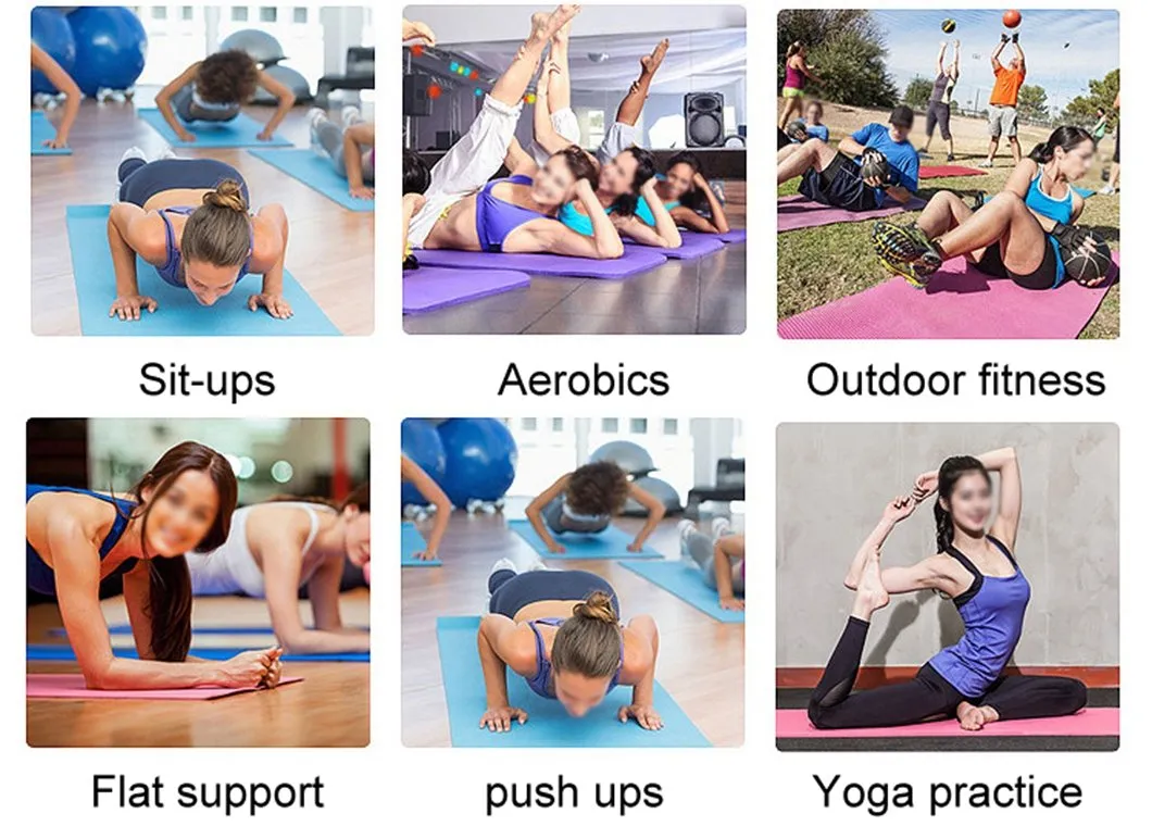 Super Thick Durable Anti Tear PU Natural Rubber Yoga Mat
