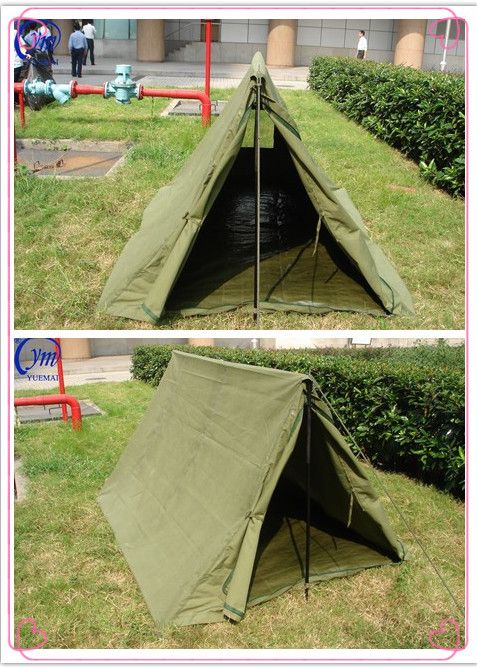 Thicken Emergency Canvas Individual Waterproof Camping Fishing Army Military Tent