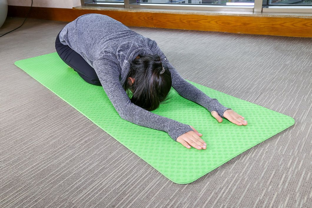 TPE Durable High Elastic Eco-Friendly Fitness Indoor Exercise High Elastic Tear Resistance Durable Pilates Exercise Yoga Mat