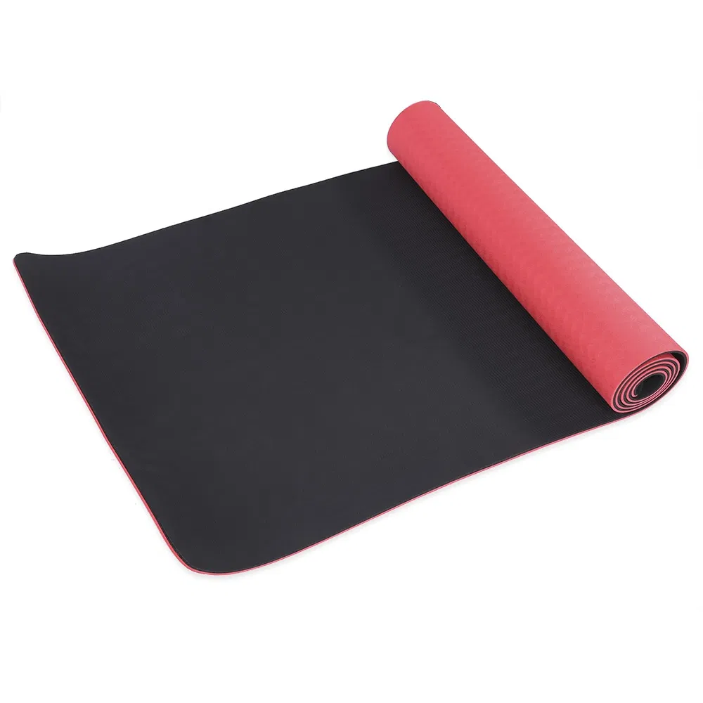 TPE Material Yoga Mat Custom Logo Lightweight Durable Fitness Exercise Body Printed Eco Friendly Anti Slip Anti Tear