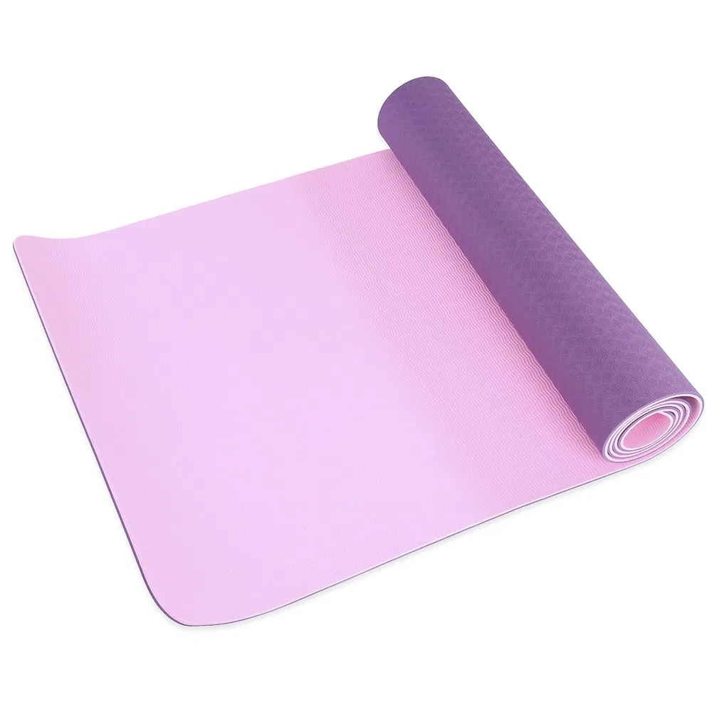 TPE Material Yoga Mat Custom Logo Lightweight Durable Fitness Exercise Body Printed Eco Friendly Anti Slip Anti Tear