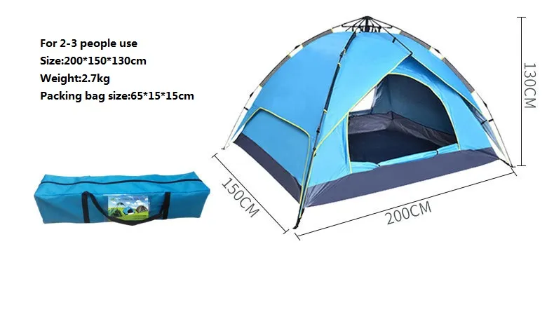 Ultralight Two Persons Silicone Camping Waterproof Luxury Tent