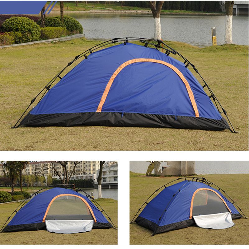 Waterproof Camping Tent Automatic Installation Rainproof Anti-Mosquito Breathable Tent Single Person Backpacking Tent, 4 Season Outdoor Lightweight Esg15110
