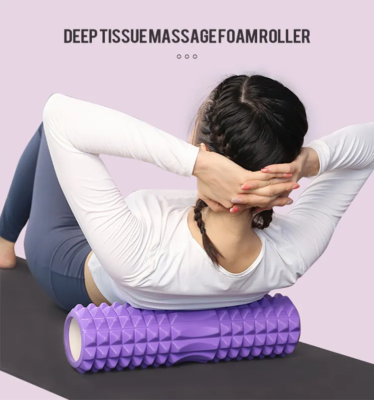Wholesale Durable High Density Foam Roller Fitness Massage Roller EVA Yoga Foam Roller