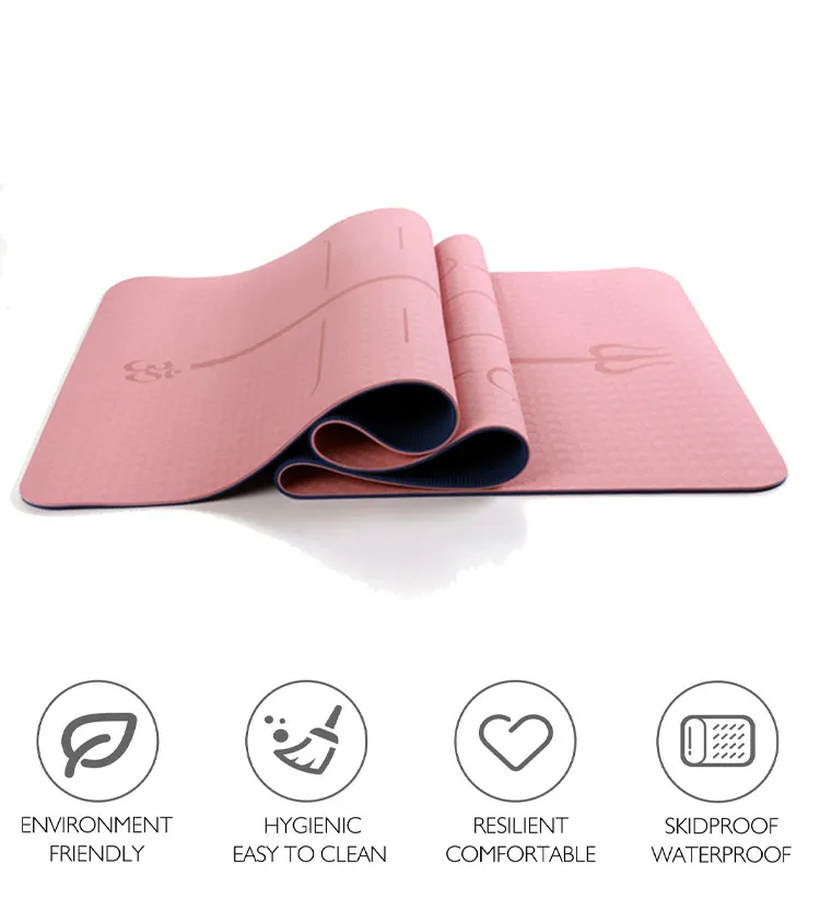 Yugland Manufacturer Eco Cork Fitness Yoga Mat High Quality Non-Slip TPE Yoga Mat
