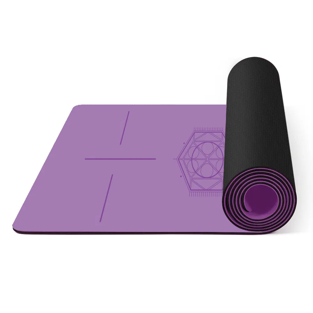 Yugland Tapis Tapetes Mat De Yoga Yogamat German Yog Yoga Matt Mat Non Slip, Natural PU Rubber Premium OEM Black Yoga Mat